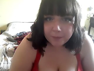 plus-size DEEP gullets AND GAGS ON fake penis