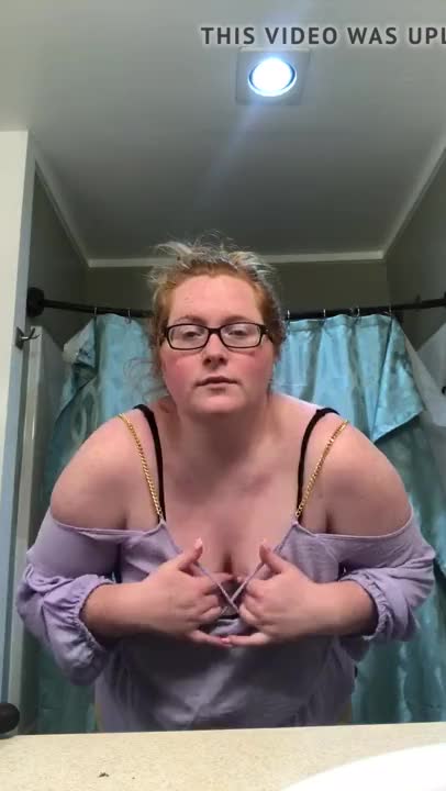 Red Head BBW Stripping Sextubepornocom